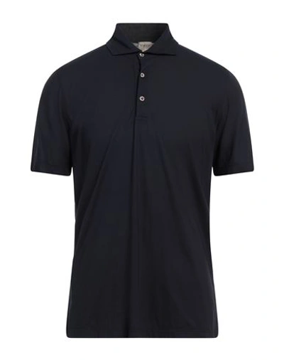 Shop H953 Man Polo Shirt Midnight Blue Size 42 Cotton