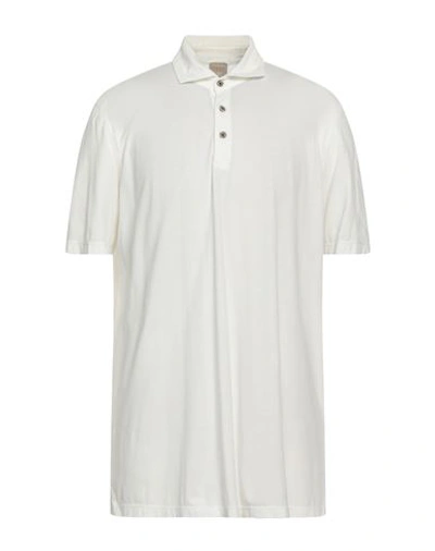 Shop H953 Man Polo Shirt Ivory Size 50 Cotton In White