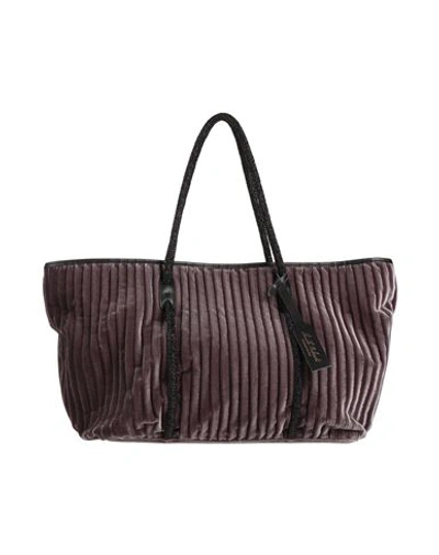 Shop Anita Bilardi Woman Handbag Khaki Size - Textile Fibers In Beige