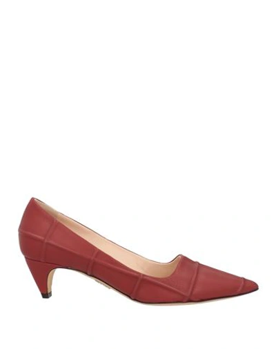 Shop Rodo Woman Pumps Brick Red Size 7 Soft Leather