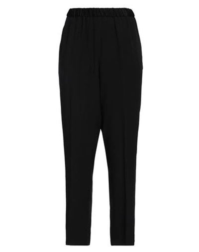 Shop Sfizio Woman Pants Black Size 12 Acetate, Viscose