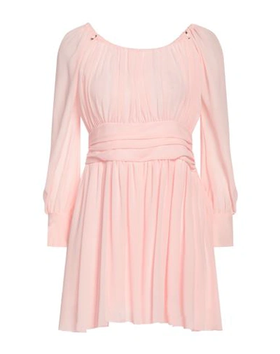 Aniye By Woman Mini Dress Pink Size 6 Polyester In Pink
