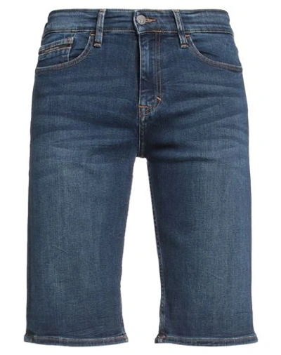 Shop Calvin Klein Jeans Est.1978 Calvin Klein Jeans Man Denim Shorts Blue Size 32 Cotton, Polyester, Elastane