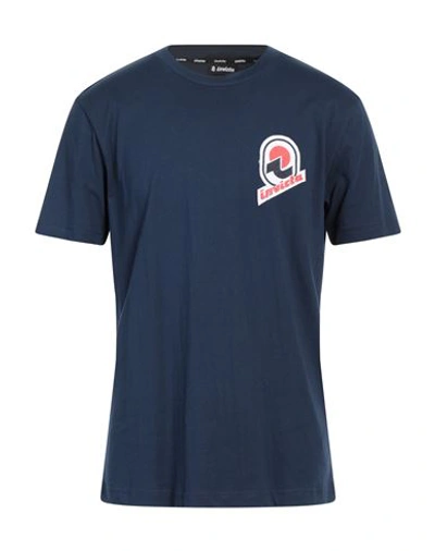 Shop Invicta Man T-shirt Navy Blue Size Xxl Cotton