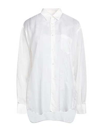 Shop Comme Des Garçons Shirt Woman Shirt White Size M Cupro