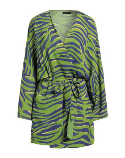 Shop Cristinaeffe Woman Top Light Green Size L Polyester