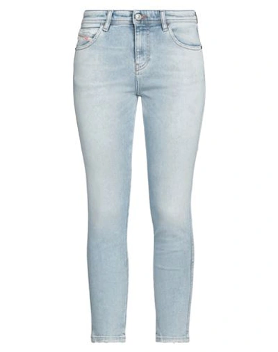 Shop Diesel Woman Jeans Blue Size 32w-30l Cotton, Elastane