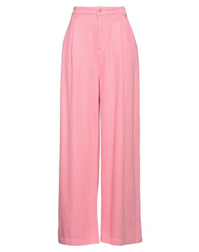 Shop Essentiel Antwerp Woman Pants Pink Size 30 Cotton
