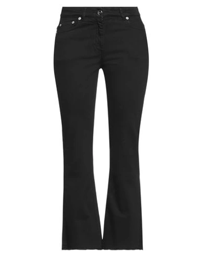 Shop Semicouture Woman Jeans Black Size 29 Cotton, Elastomultiester, Elastane