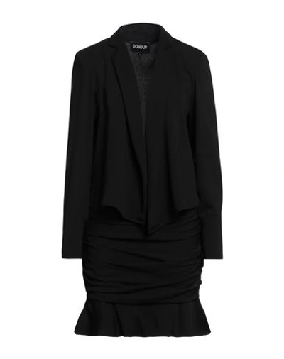 Shop Dondup Woman Mini Dress Black Size 6 Polyester