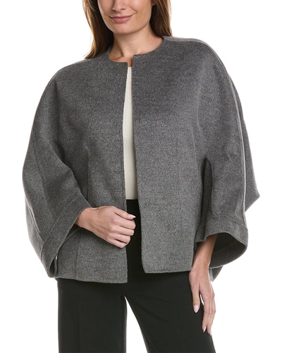 Shop Michael Kors Melton Dolman Cookie Wool & Angora-blend Top In Grey