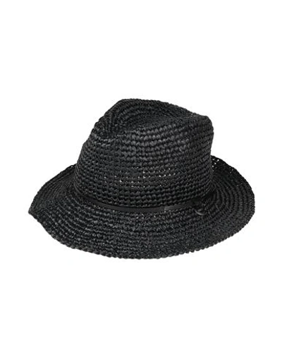 Shop Catarzi 1910 Woman Hat Black Size 7 Viscose