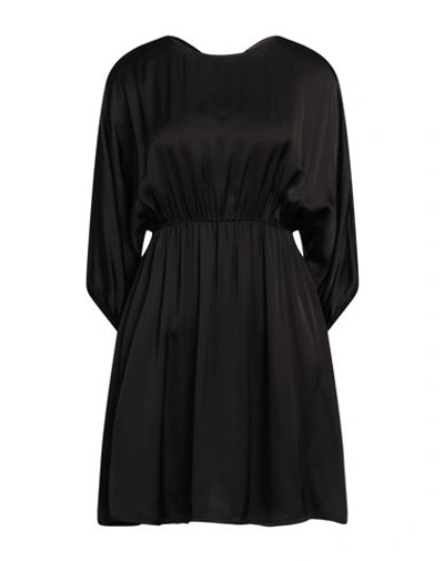 Shop Même Road Woman Mini Dress Black Size 2 Viscose