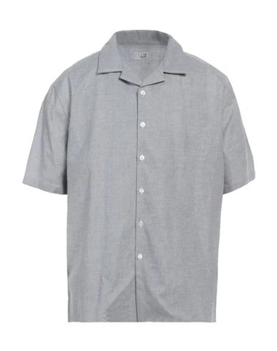 Shop Dunhill Man Shirt Light Grey Size Xxl Cotton