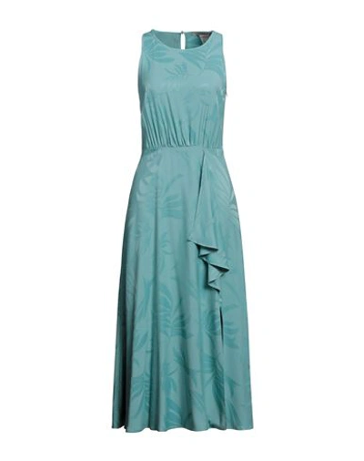Shop Pennyblack Woman Maxi Dress Turquoise Size 4 Viscose In Blue