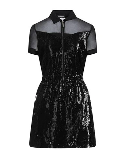 Shop Costume National Woman Mini Dress Black Size 4 Rayon, Elastane, Polyester