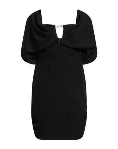 Shop Relish Woman Mini Dress Black Size 8 Polyester, Elastane