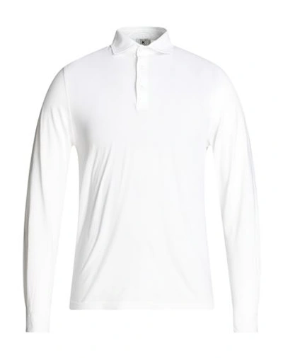 Shop Kired Man Polo Shirt White Size 38 Cotton