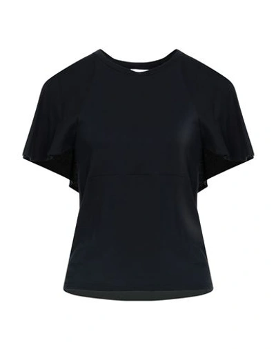 Shop Merci .., Woman T-shirt Navy Blue Size S Cotton