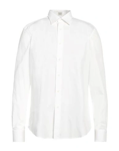 Shop Alessandro Gherardi Man Shirt White Size 16 Cotton