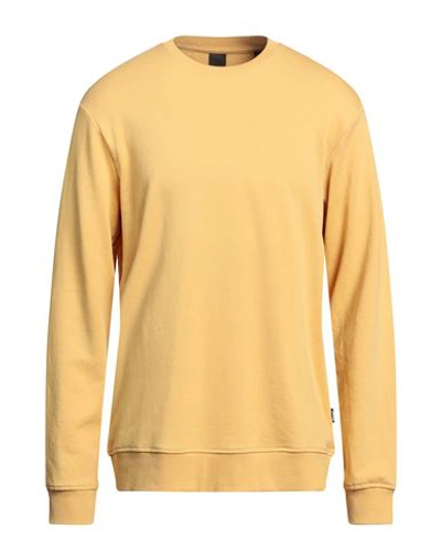 Shop Only & Sons Man Sweatshirt Ocher Size Xl Cotton, Polyester In Yellow