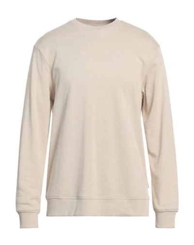 Shop Only & Sons Man Sweatshirt Beige Size L Cotton, Polyester