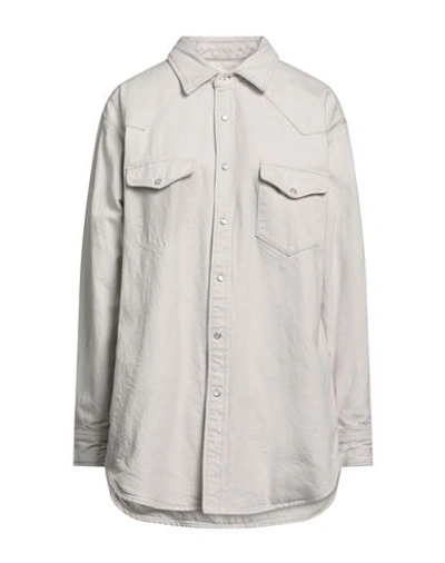 Maison Margiela Woman Denim Shirt Blue Size 4 Cotton In Blue