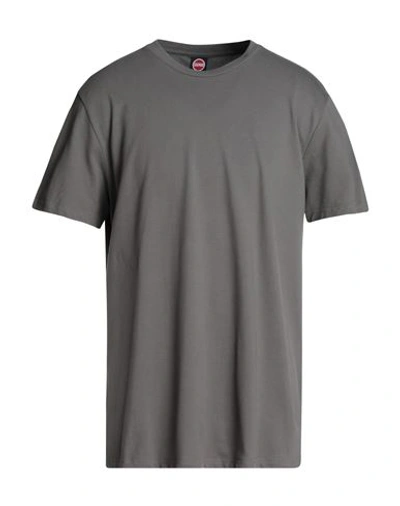 Shop Colmar Man T-shirt Grey Size Xxl Cotton, Elastane