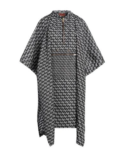 Shop Missoni Woman Overcoat & Trench Coat Black Size Onesize Polyamide