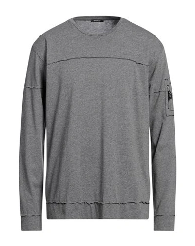 Shop Officina 36 Man T-shirt Grey Size Xxl Cotton