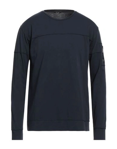 Shop Officina 36 Man T-shirt Midnight Blue Size Xxl Cotton
