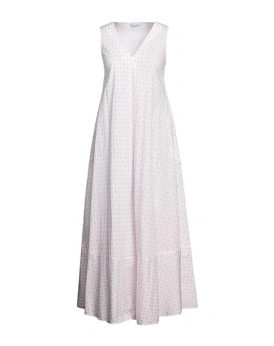 Shop Caliban Woman Maxi Dress White Size 8 Cotton, Elastane