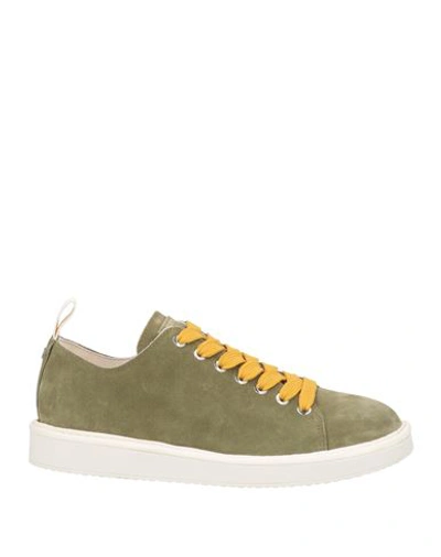 Shop Pànchic Panchic Woman Sneakers Military Green Size 10 Soft Leather
