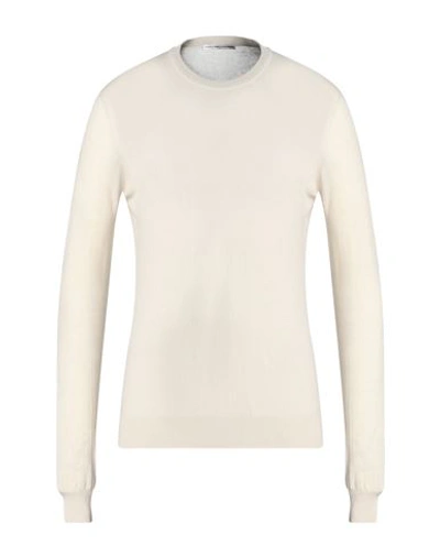 Shop Grey Daniele Alessandrini Man Sweater Off White Size 40 Cotton