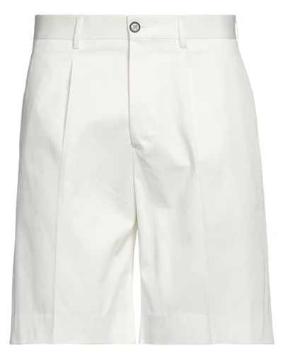 Shop Be Able Man Shorts & Bermuda Shorts White Size 34 Cotton, Elastane