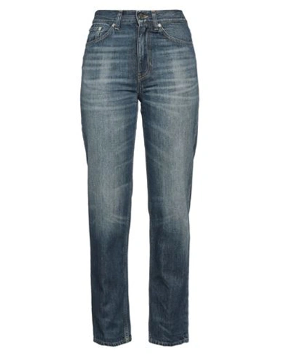Blk Dnm Woman Denim Pants Blue Size 28w-32l Organic Cotton In Blue