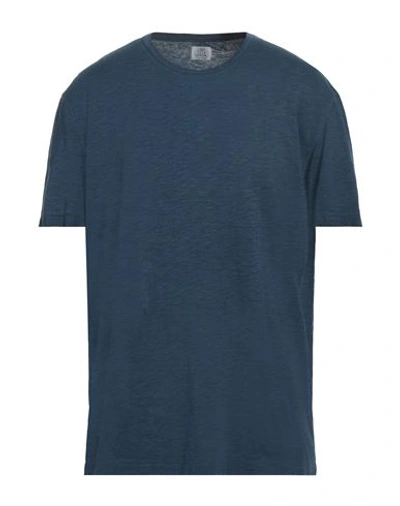 Shop Tela Genova Man T-shirt Navy Blue Size Xxl Cotton