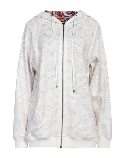 Shop Missoni Woman Sweatshirt Ivory Size S Viscose In White