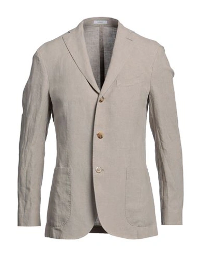 Shop Boglioli Man Blazer Grey Size 40 Linen