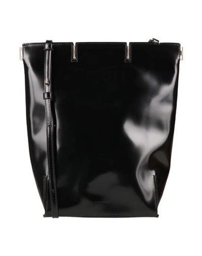Shop Peter Do Woman Cross-body Bag Black Size - Leather