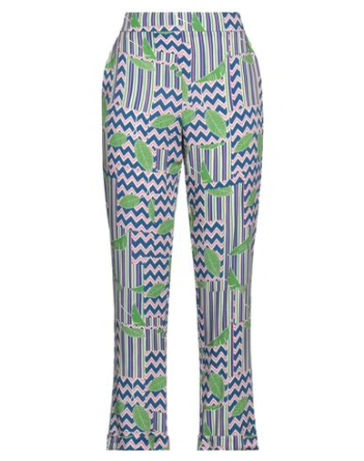 Petit Chapeau Woman Pants Green Size 10 Viscose In Green