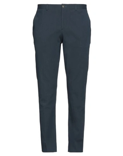 Shop Ps By Paul Smith Ps Paul Smith Man Pants Navy Blue Size 36 Cotton, Elastane