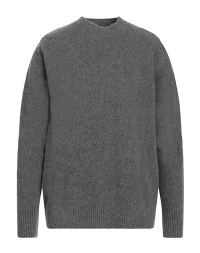 Shop Oamc Man Sweater Grey Size L Wool