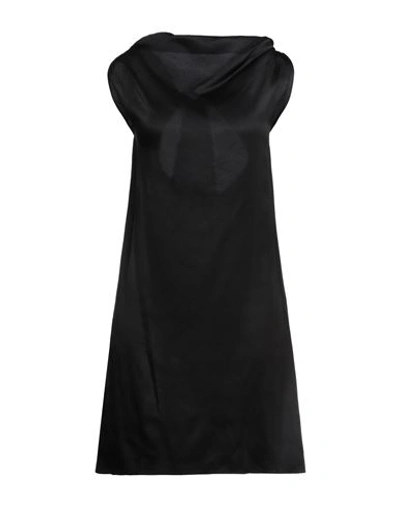 Shop Mm6 Maison Margiela Woman Mini Dress Black Size 6 Viscose