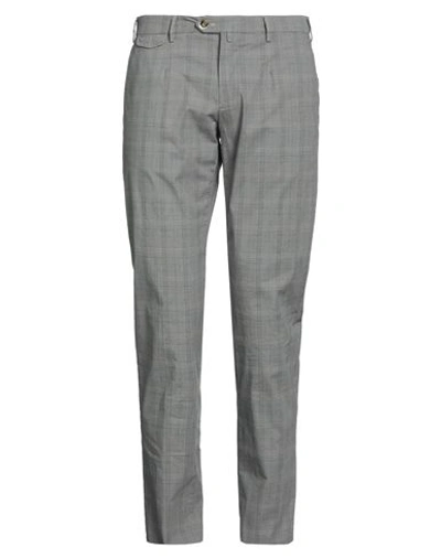 Shop Verdera Man Pants Grey Size 34 Cotton, Elastane