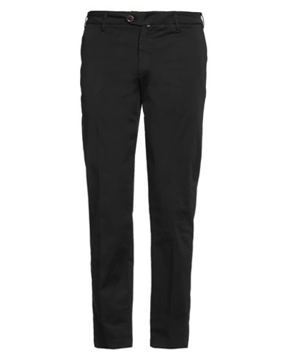 Shop Baronio Man Pants Steel Grey Size 35 Cotton, Elastane