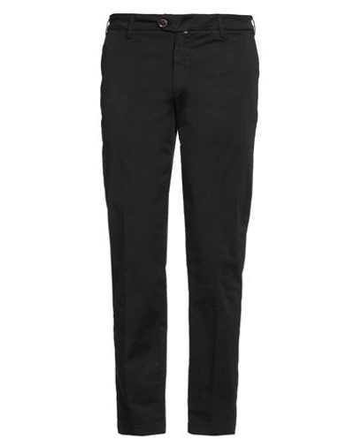 Baronio Man Pants Charcoal Size 31 Cotton, Elastane In Grey