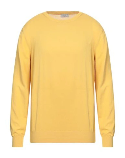Shop Altea Man Sweater Ocher Size Xl Cotton In Yellow