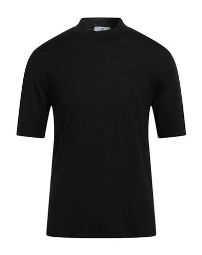 Shop Pt Torino Man Sweater Black Size 44 Cotton, Silk