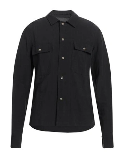 Shop Beaucoup .., Man Shirt Black Size M Viscose, Linen